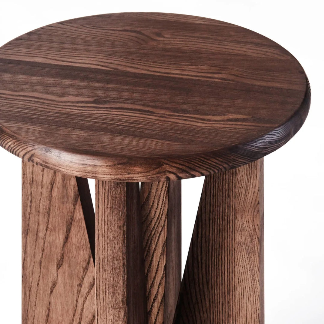 V Side Table - Stained Ash