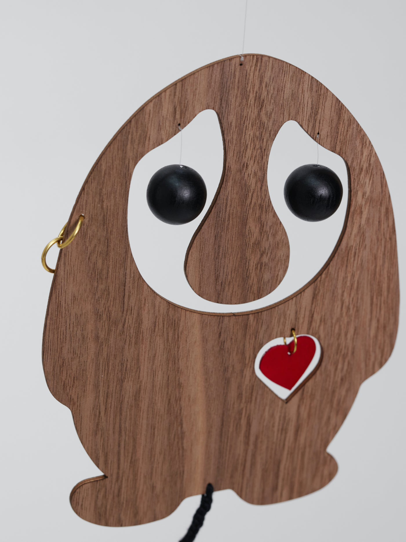 Puffin' Troll Teak Mobile