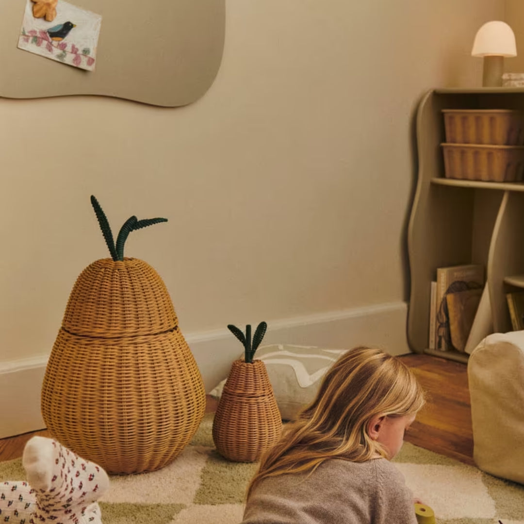 Pear Braided Storage Basket - Batten Home
