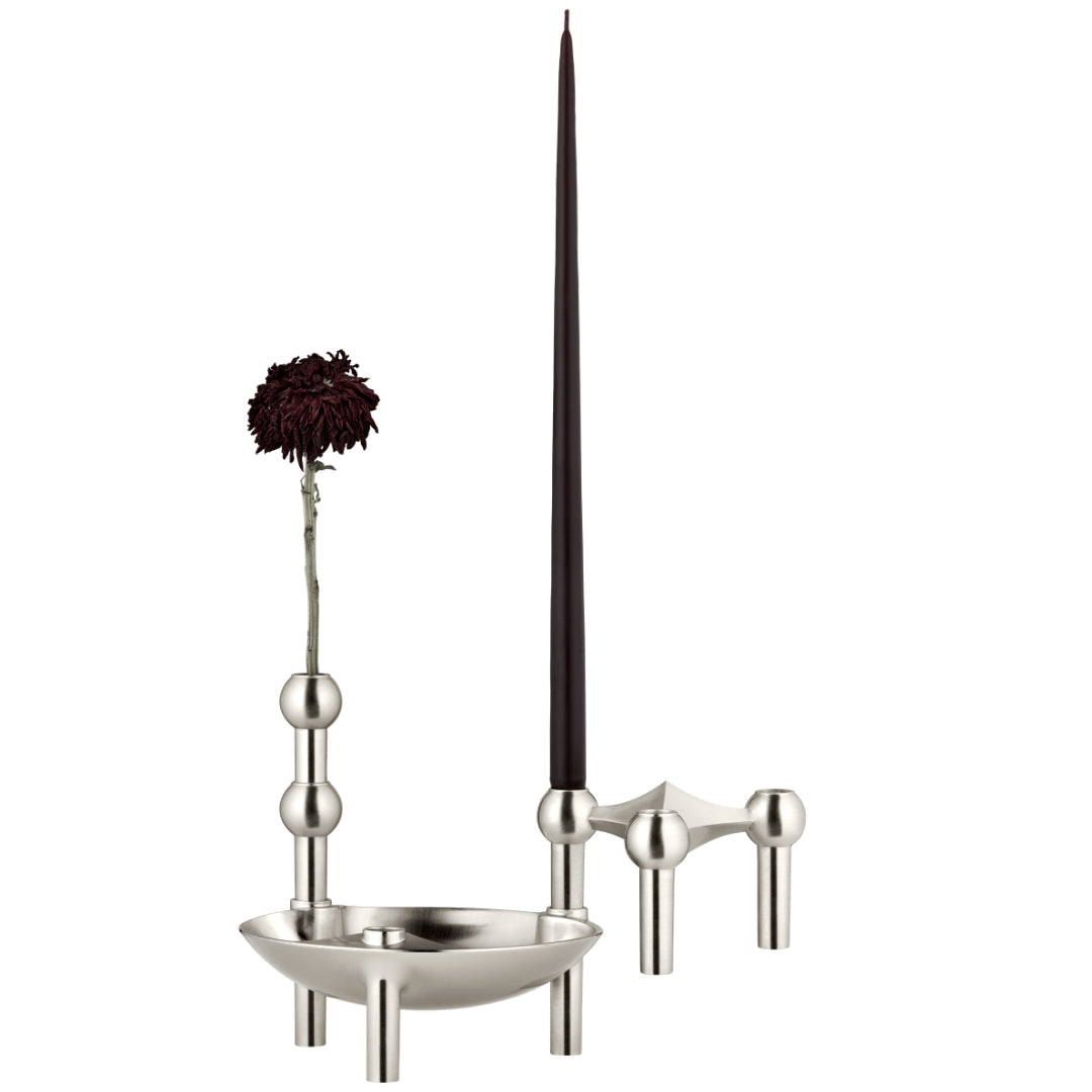 STOFF Nagel Bowl, Brushed Chrome