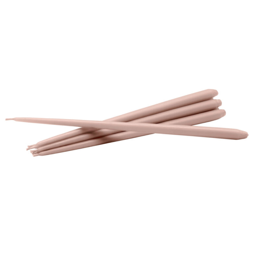 STOFF Nagel Taper Candle by Ester & Erik, Latte, Set of 6