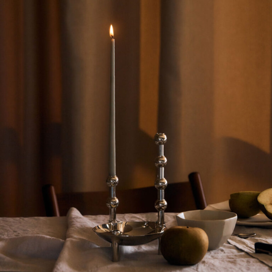 STOFF Nagel Taper Candle by Ester & Erik, Artichoke, Set of 6