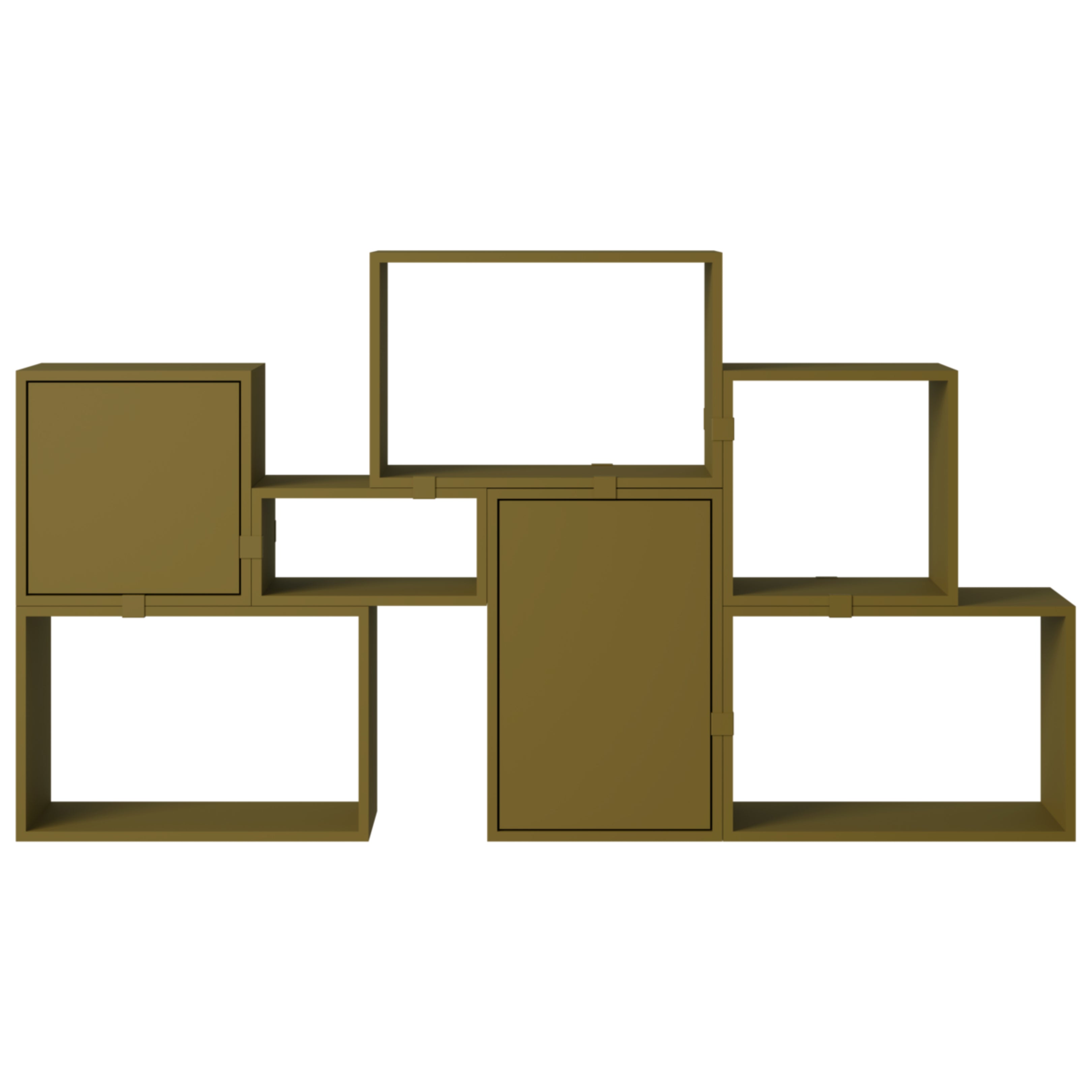 Stacked Storage System | Bookcase | Configuration Six - Batten Home
