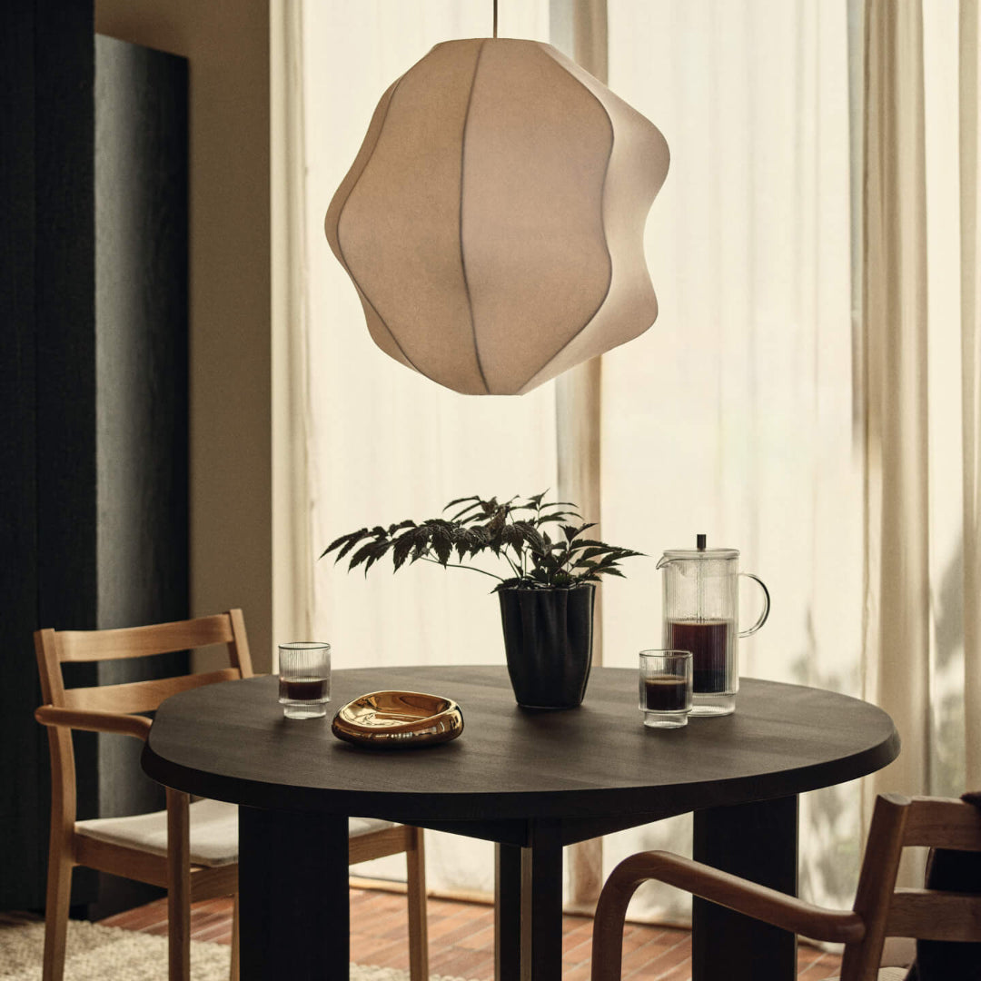 Ferm Living Dedali Vase - Medium - Dark Brown - Batten Home