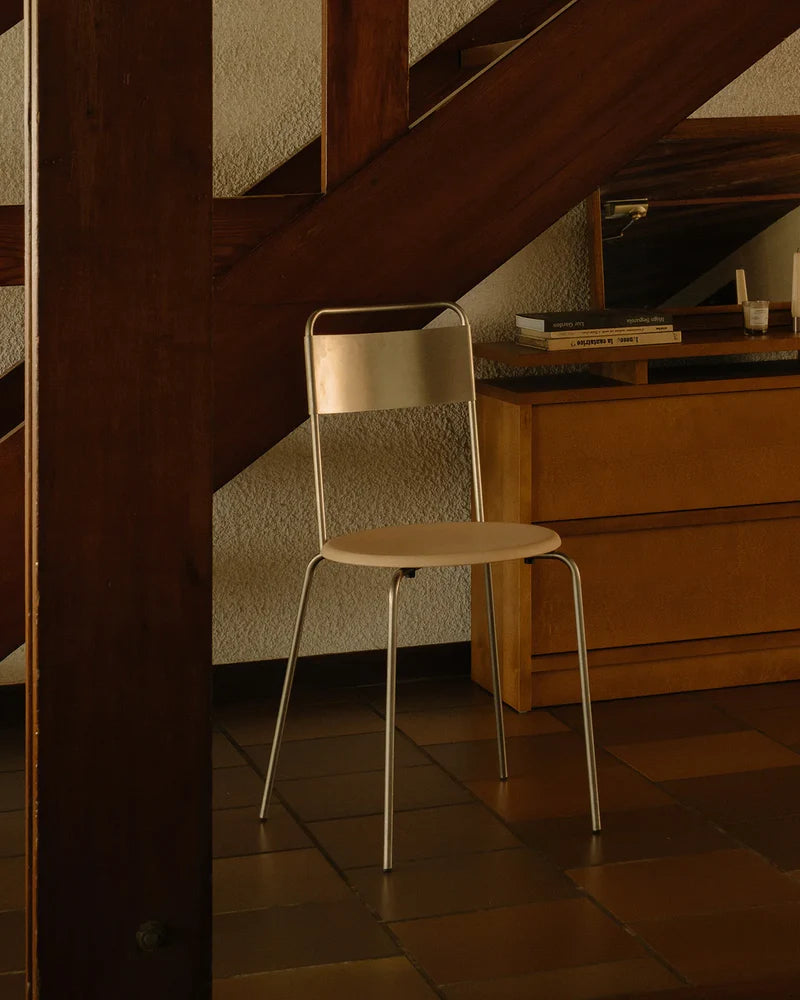 Petit Rond Chair - Leather Seat