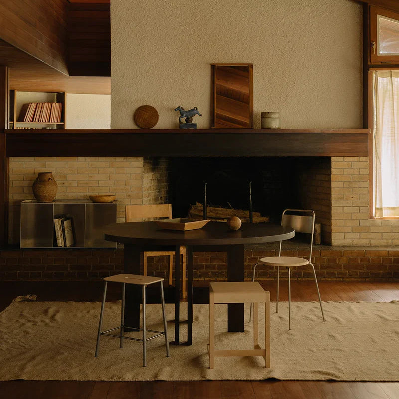 Petit Rond Chair - Leather Seat