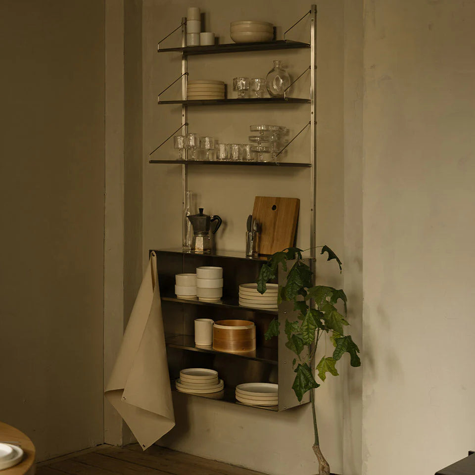 Shelf Library Canvas Cabinet Section - Batten Home