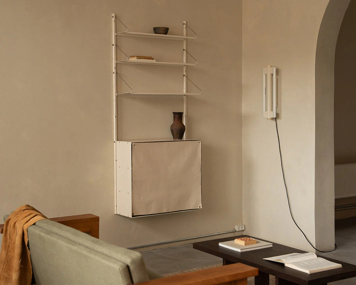 Shelf Library Canvas Cabinet Section