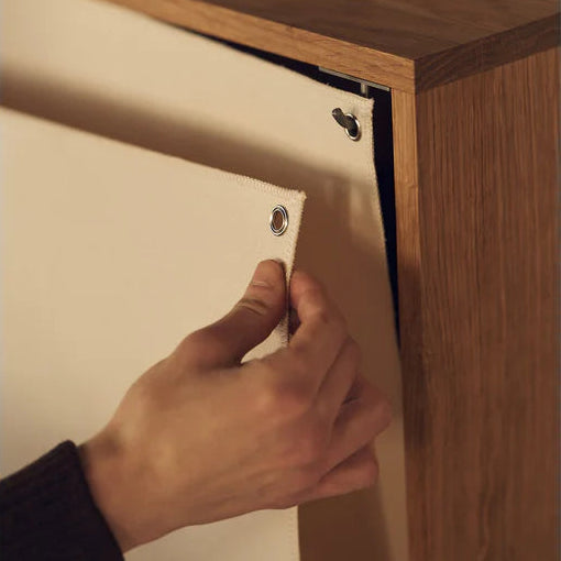 Shelf Library Canvas Cabinet Section - Batten Home