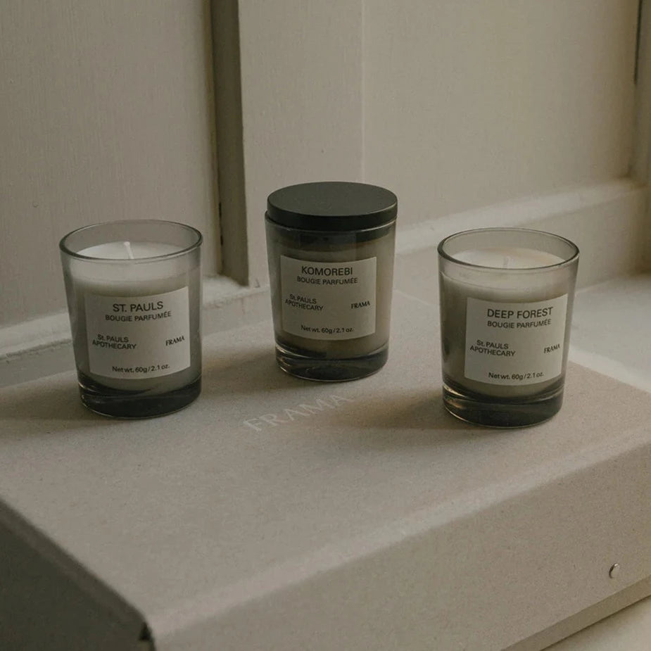 Apothecary Scented Candle Set Gift Box