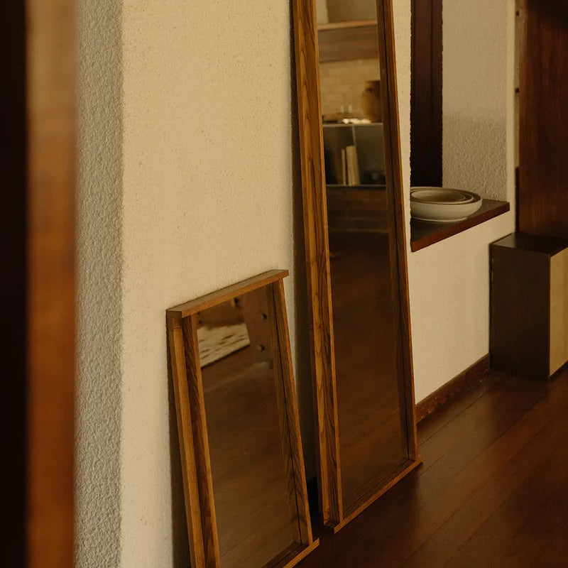 Symmetry Mirror - Honey Ash Wood