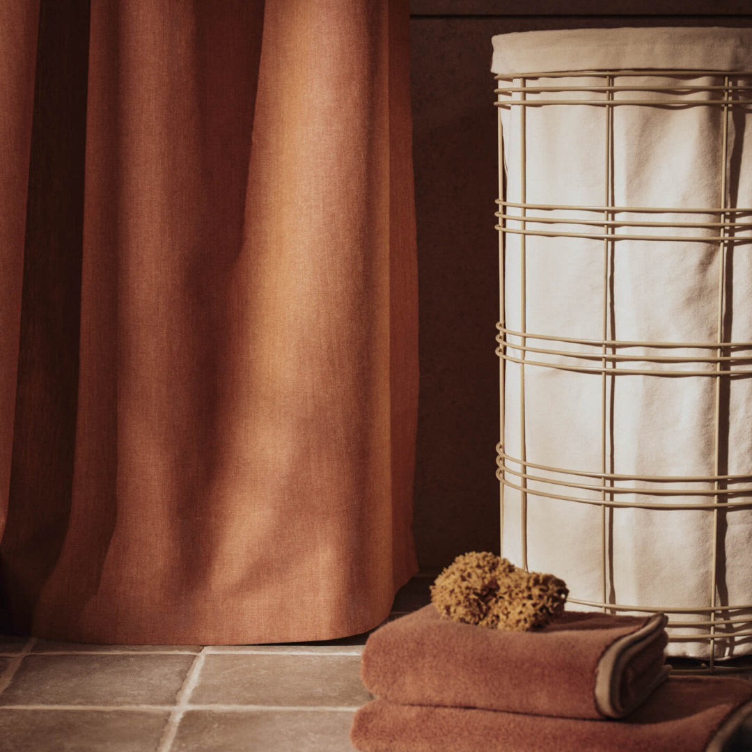 Chambray Shower Curtain - Brown Clay