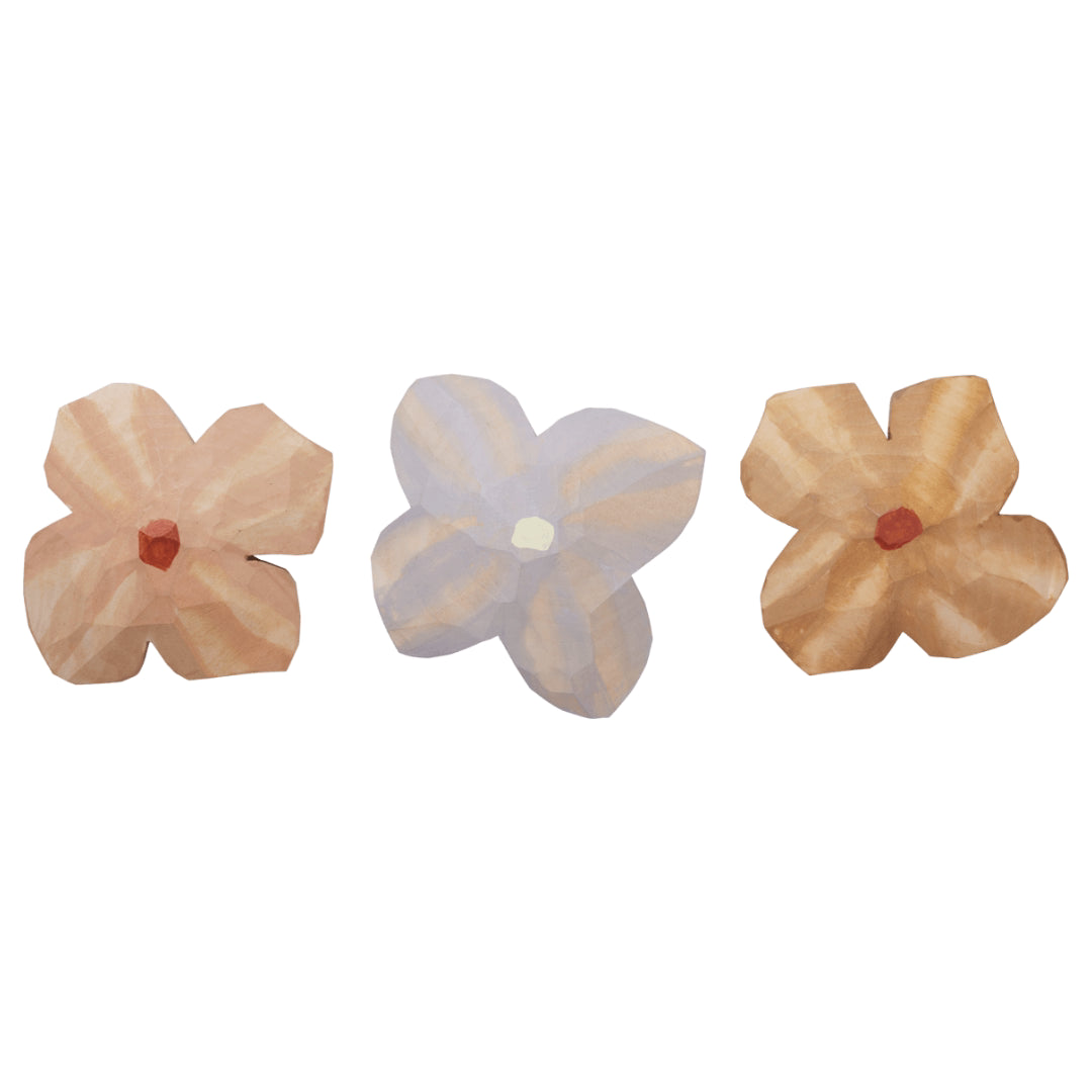 Poesie Hand-Carved Magnets - Set of 3