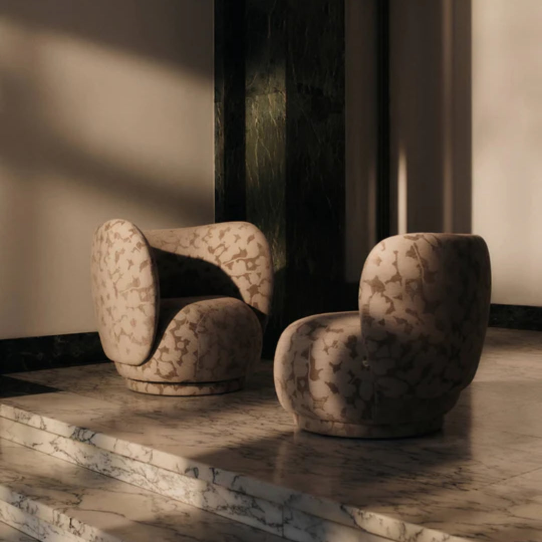 Rico Lounge Chair - Cilla - Taupe