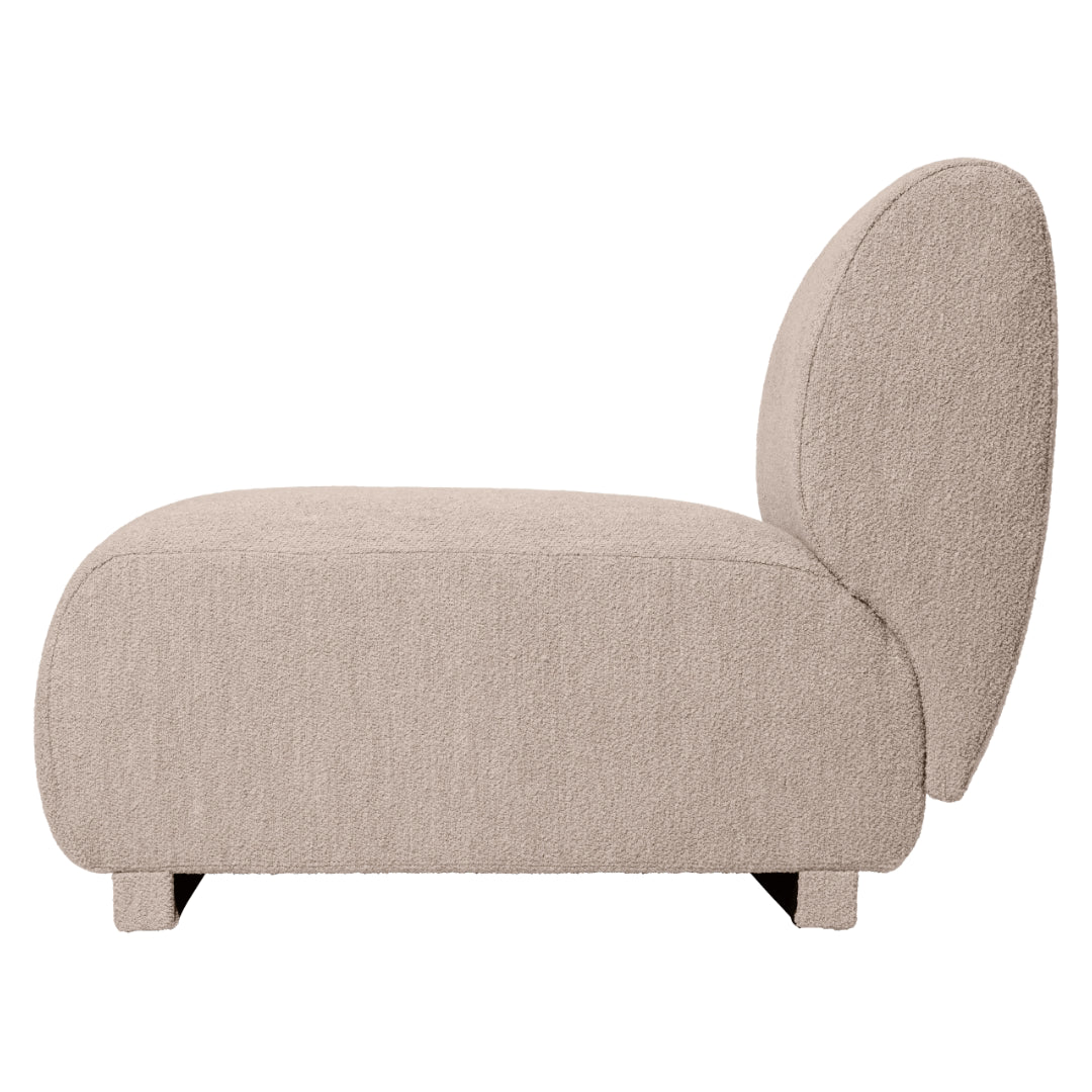Rico Modular Sofa - Open End Left - Soft Bouclé - Natural