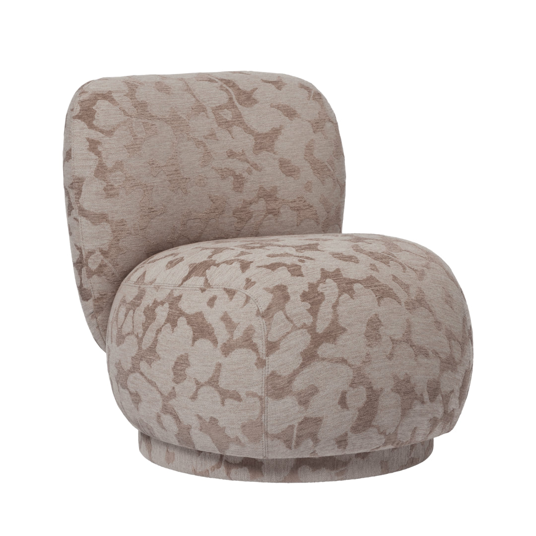 Rico Piccolo Lounge Chair - Swivel - Cilla - Taupe
