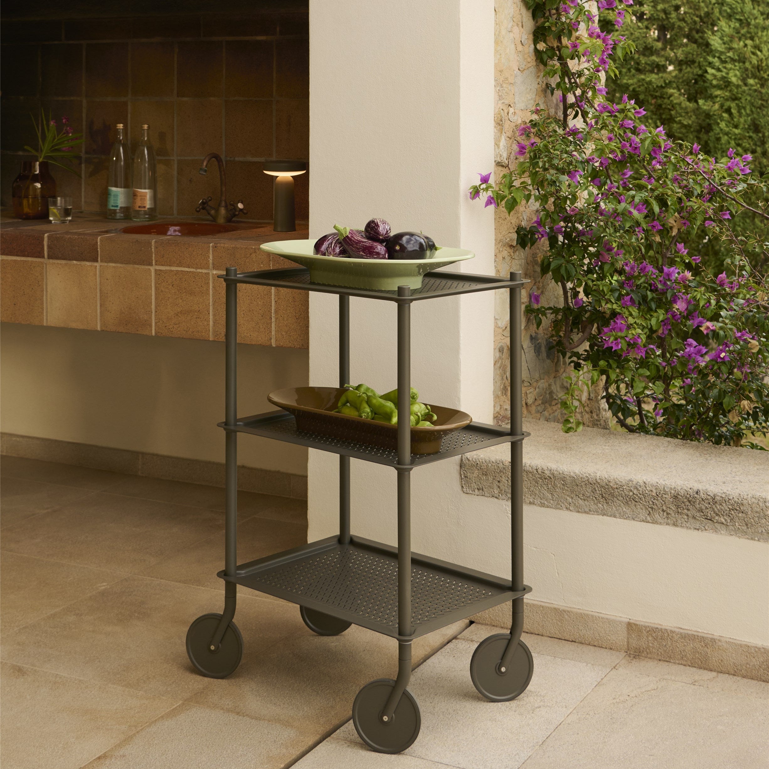 Flow Trolley - Taupe - Batten Home
