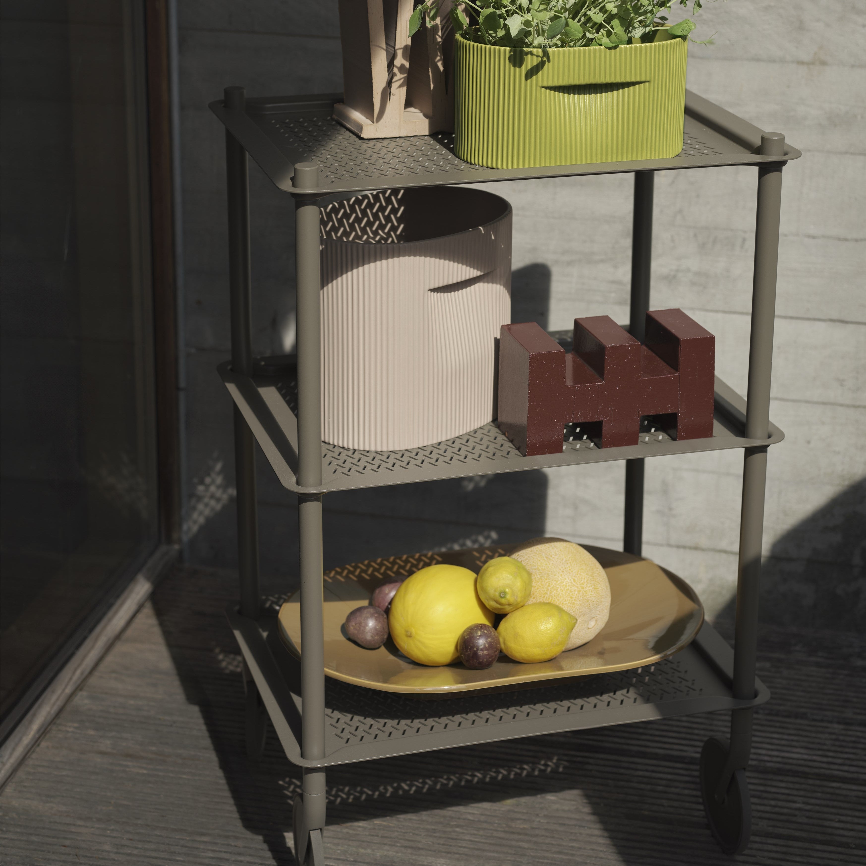 Flow Trolley - Taupe - Batten Home