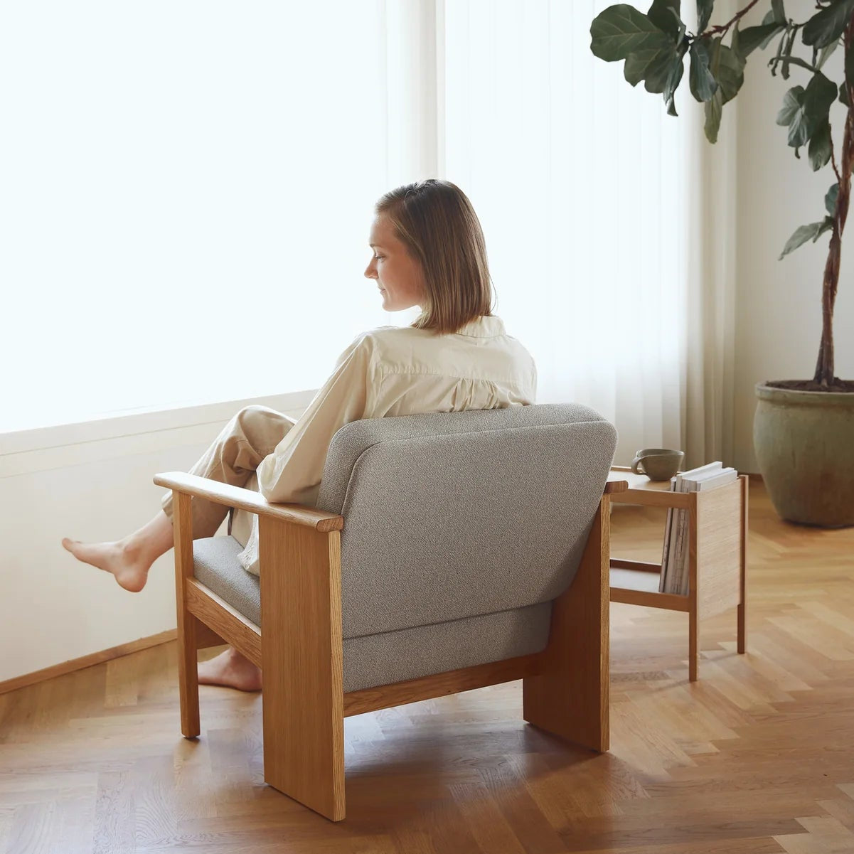 Block Lounge Chair - Batten Home