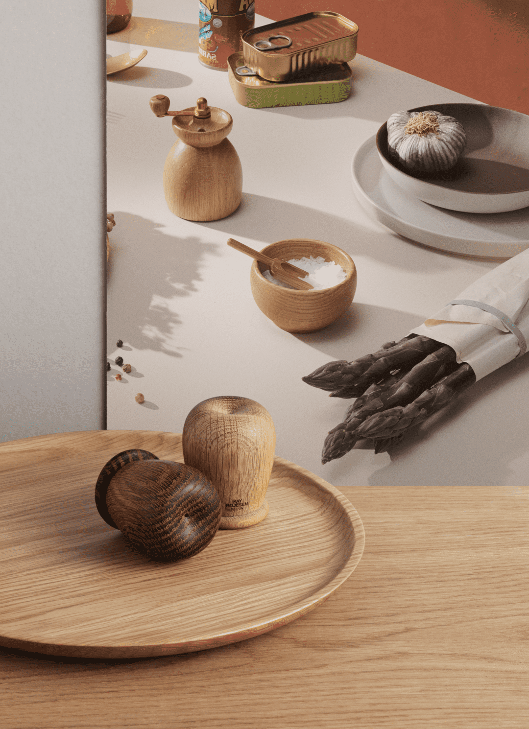 Kay Bojesen Salt and Pepper Set