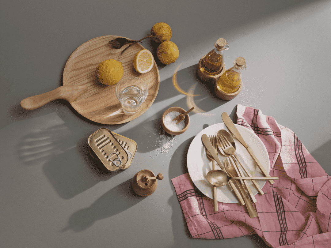 Kay Bojesen Salt Cellar w/ Spoon