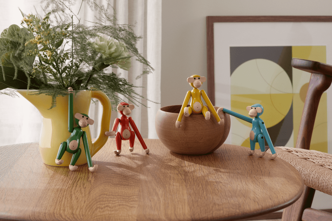 Kay Bojesen Monkey, Mini - Vintage Red