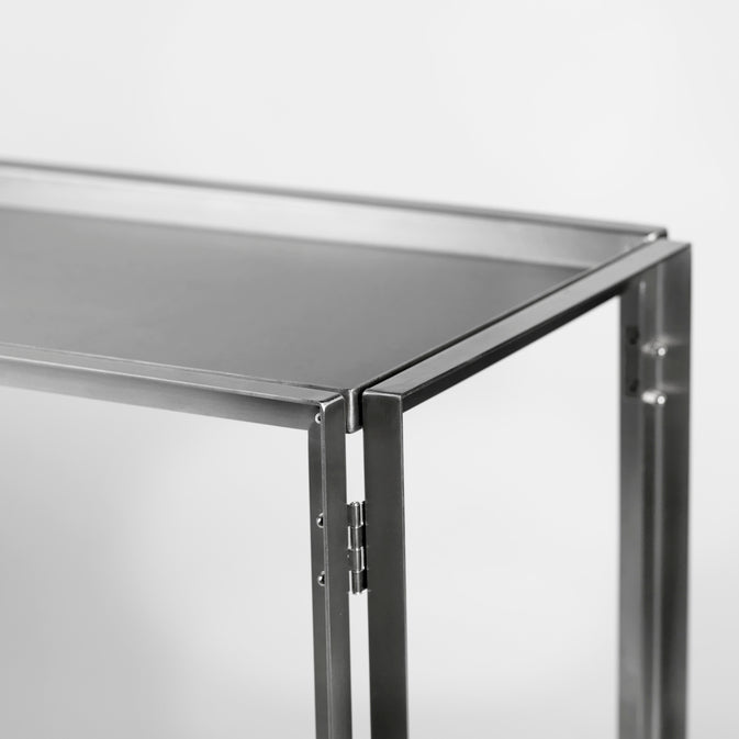 Kristina Dam Studio Stainless Steel Foldable Side Table - Batten Home
