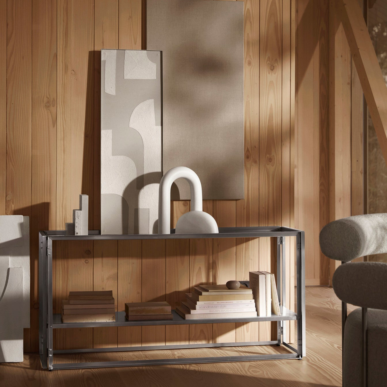 Stainless Steel Foldable Console