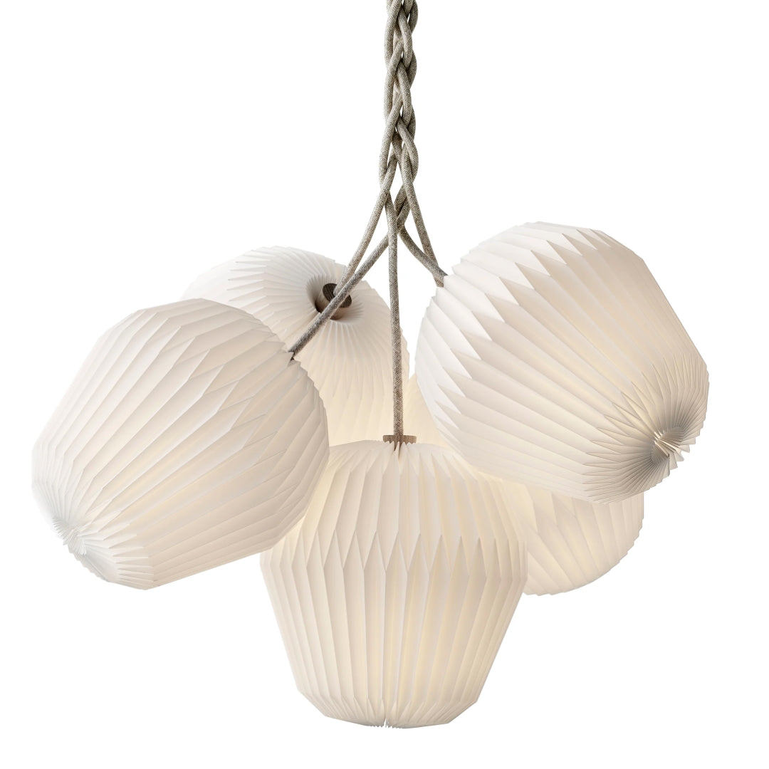 Bouquet Chandelier - Medium - 5 Shades - Paper