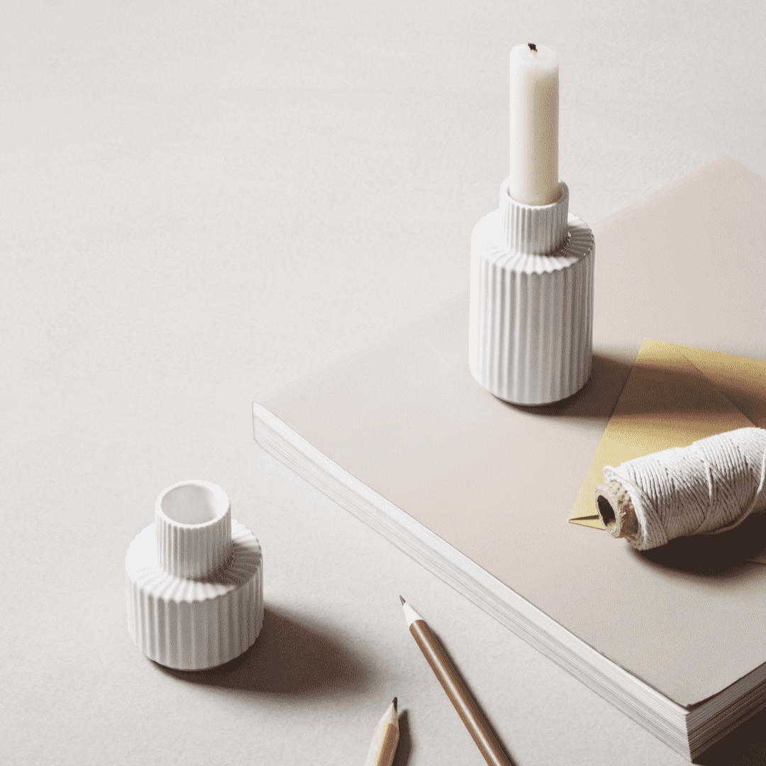 Lyngby Porcelain Candle Holder
