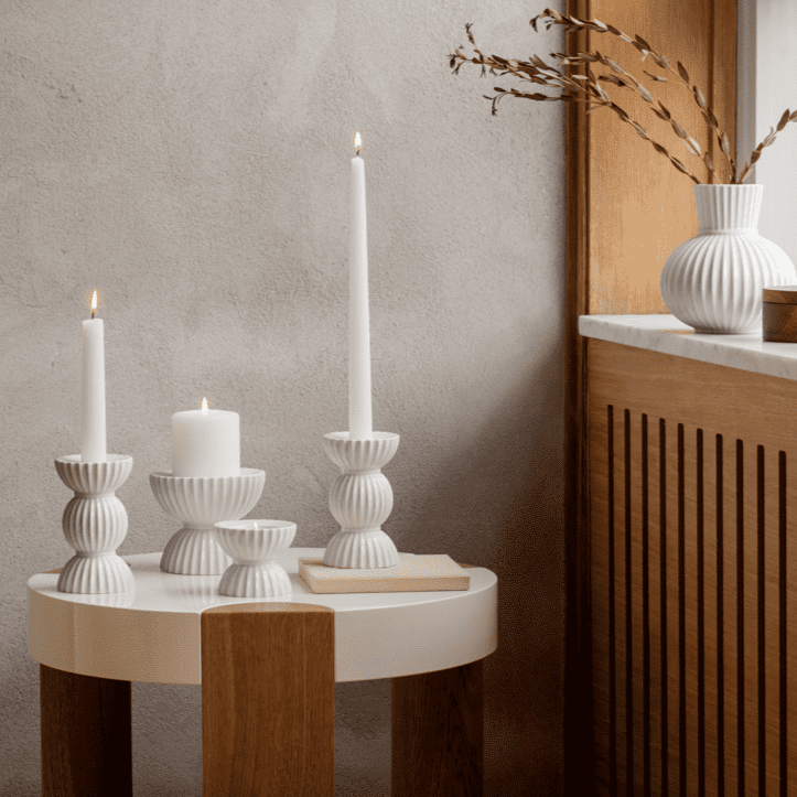 Lyngby Porcelain Tura Candle Holder