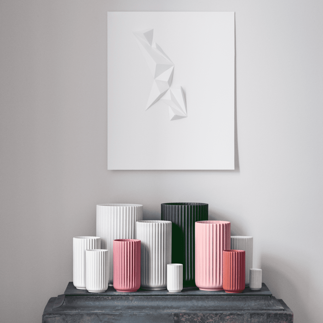 Lyngby Porcelain Vase 20.5 Purple