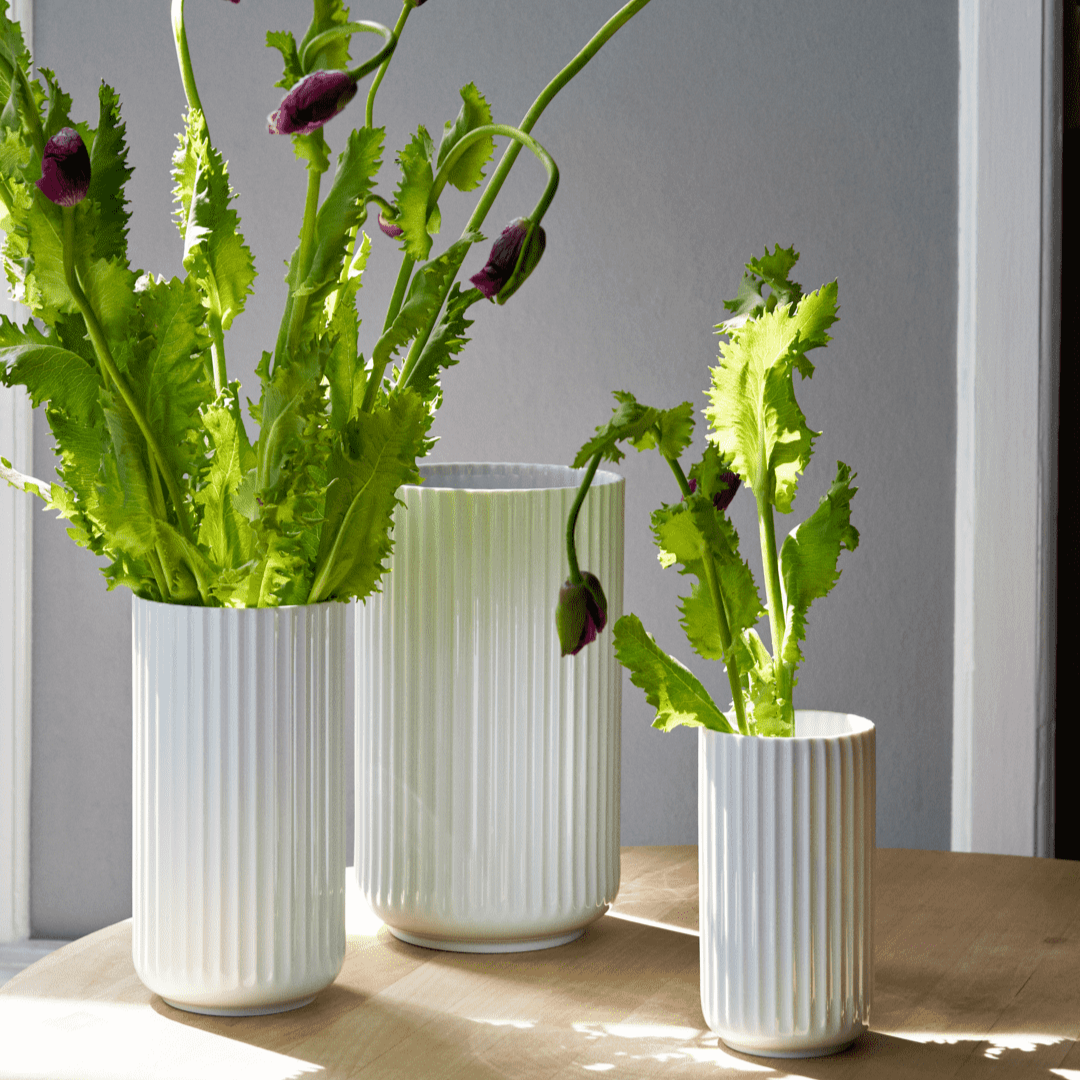 Lyngby Porcelain Vase 15.5 White