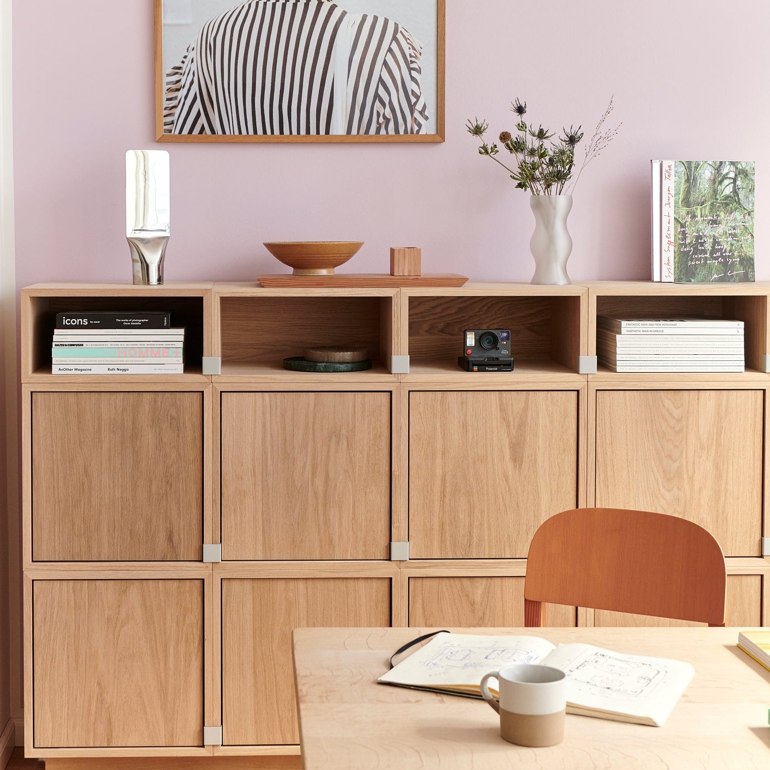 Stacked Storage System | Sideboard | Configuration Five - Batten Home