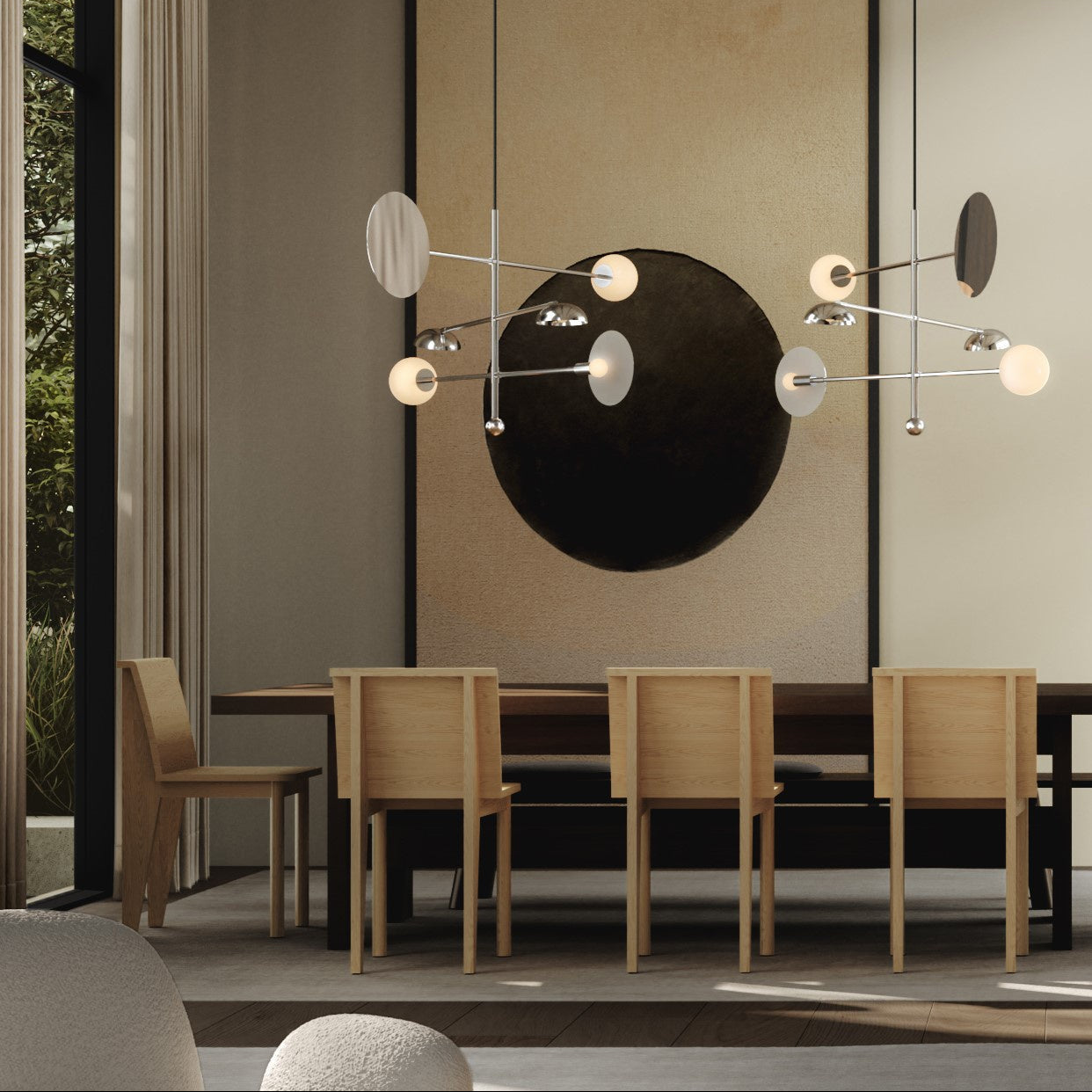 Brutus Slim Dining Chair - Natural Oak