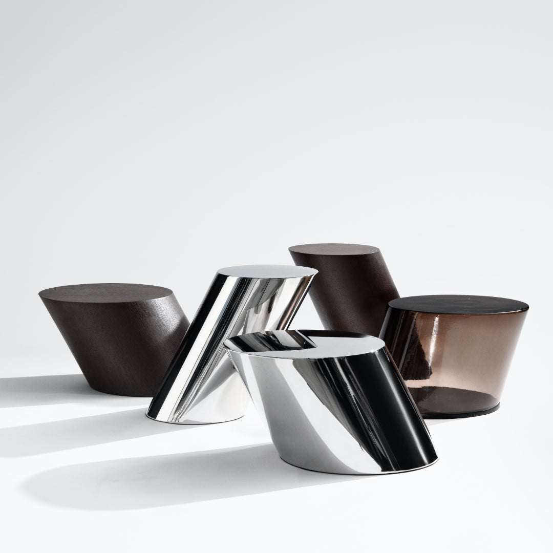 Tilt Side Table - Wood