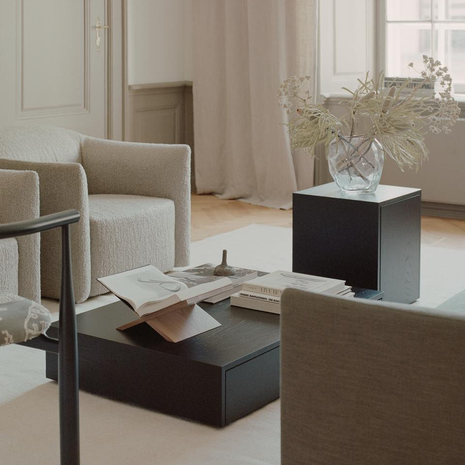 Mass Side Table with Drawer - Batten Home