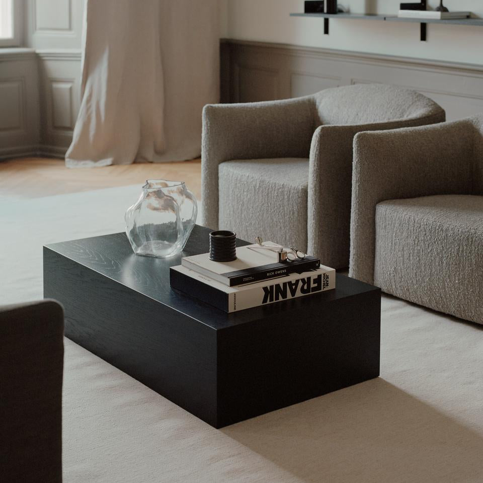 Mass High Coffee Table with Drawer - Batten Home