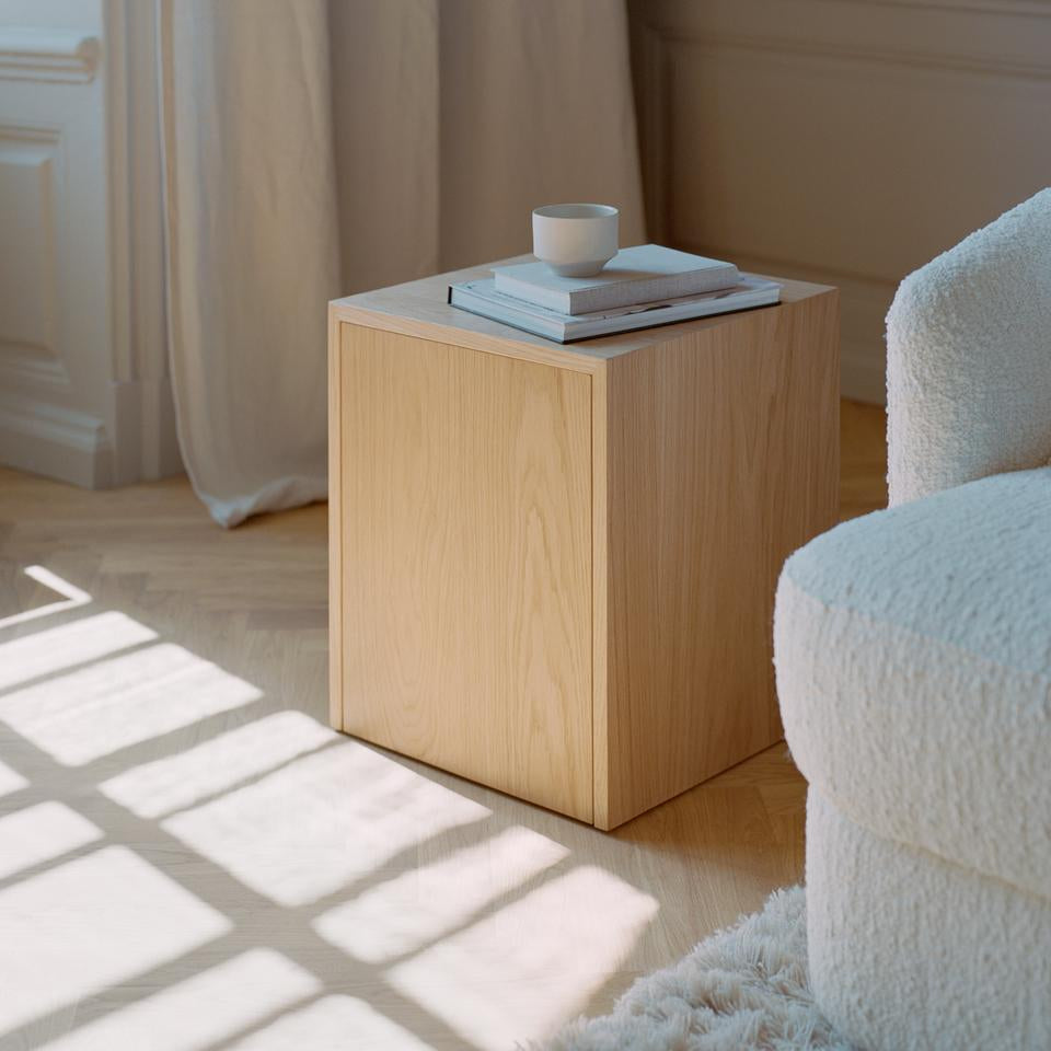 Mass Side Table with Drawer - Batten Home