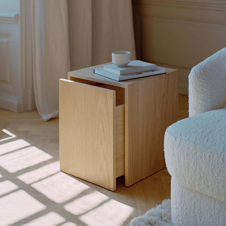 Mass Side Table with Drawer
