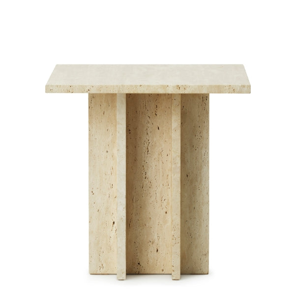 Edge Coffee Table Small Travertine