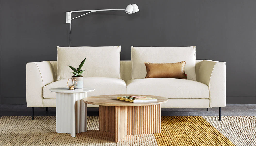 Renfrew Sofa Merino Cream Lifestyle - Gus Modern at Batten Home