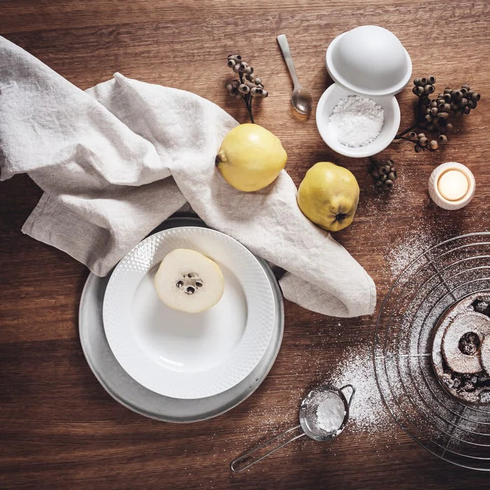 Lyngby Porcelain Rhombe Plate 21 White