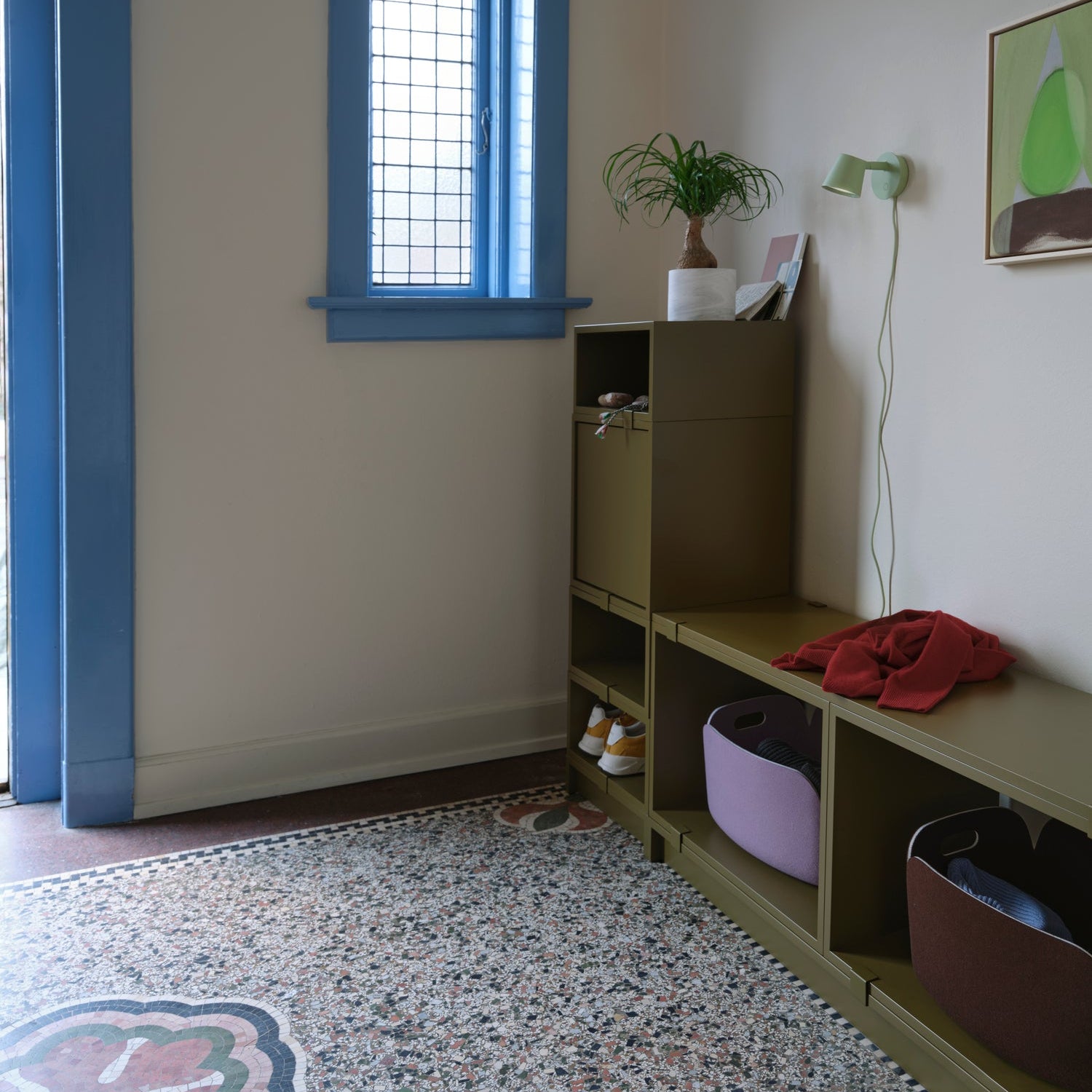 Stacked Storage System | Hallway | Configuration Four - Batten Home