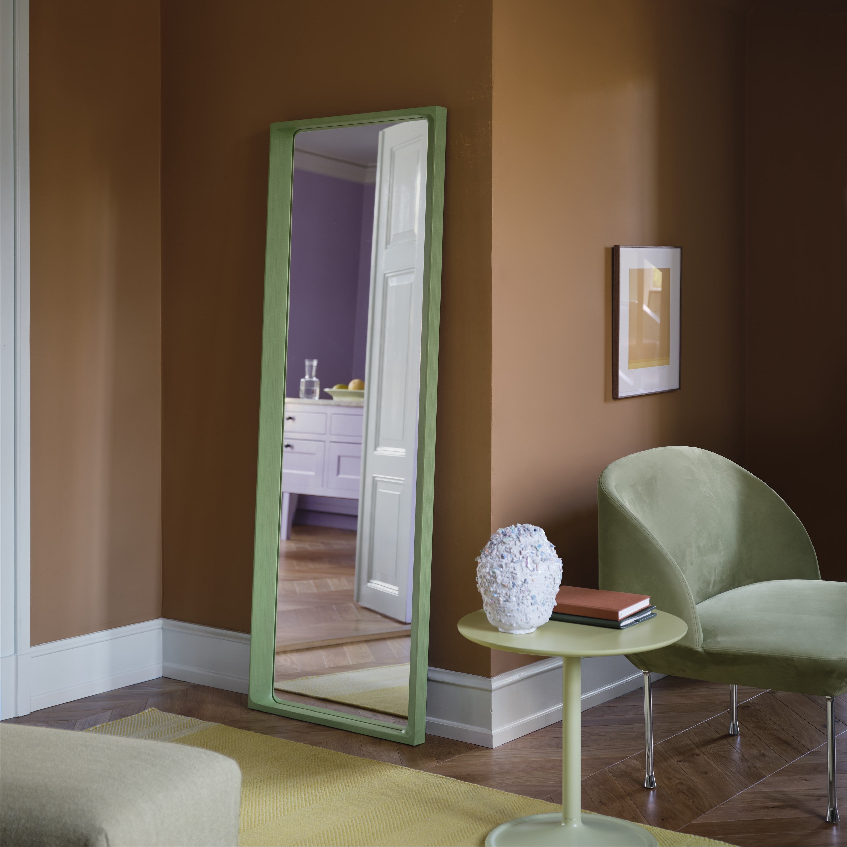 Arced Mirror - Batten Home