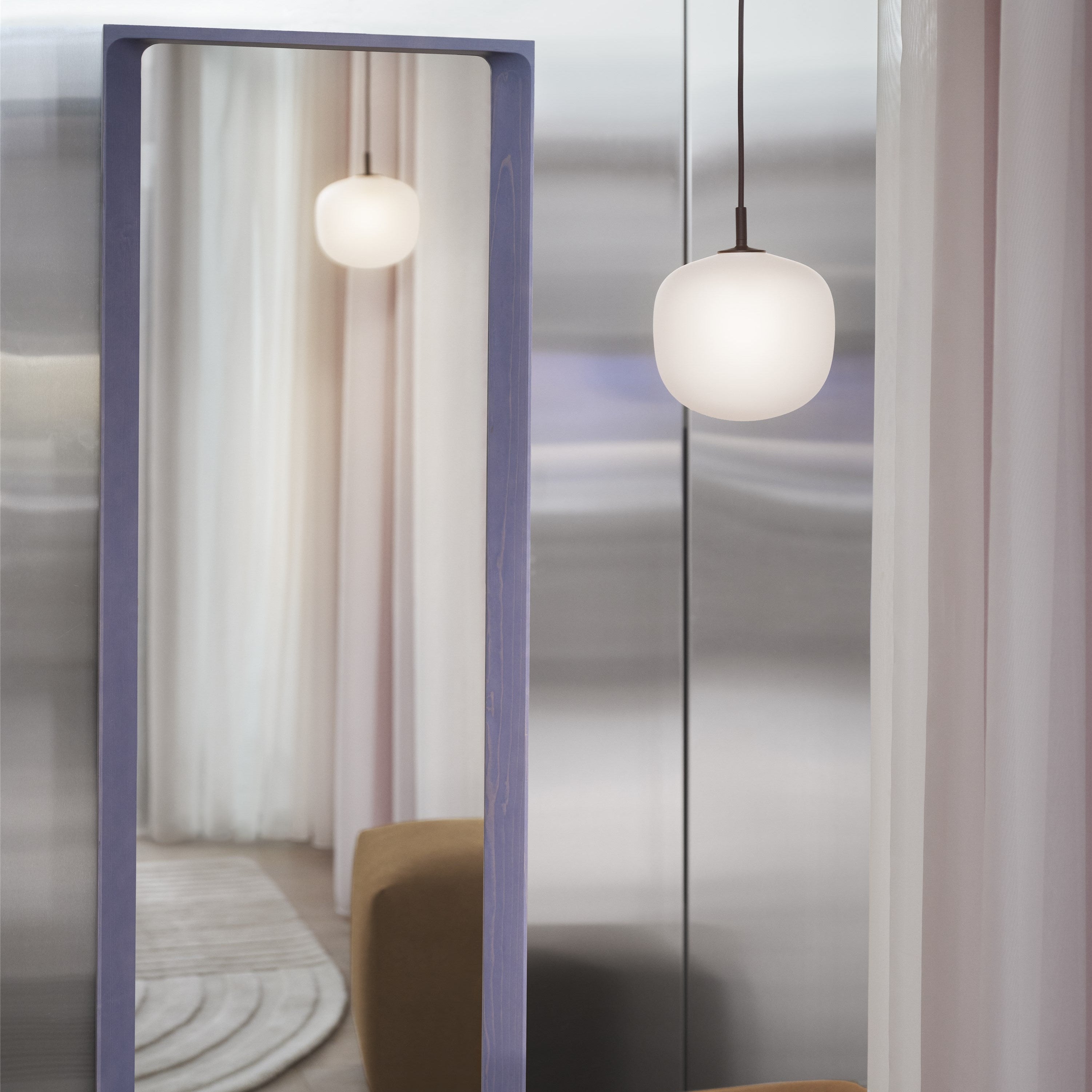 Arced Mirror - Batten Home