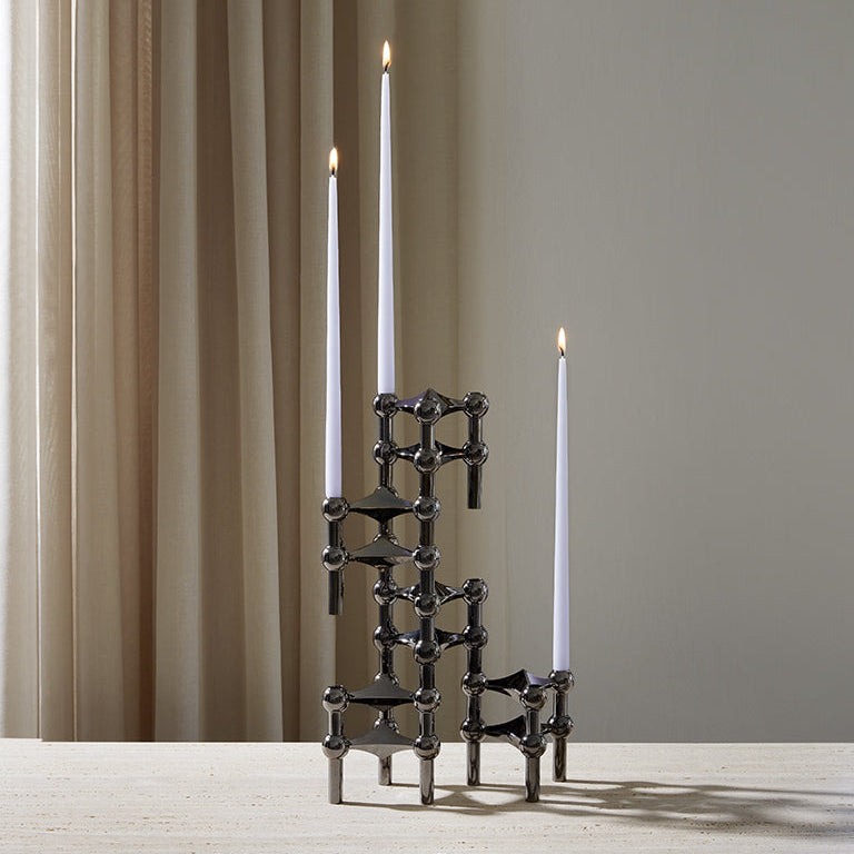 STOFF Nagel Taper Candle by Ester & Erik, Light Lavender, Set of 6