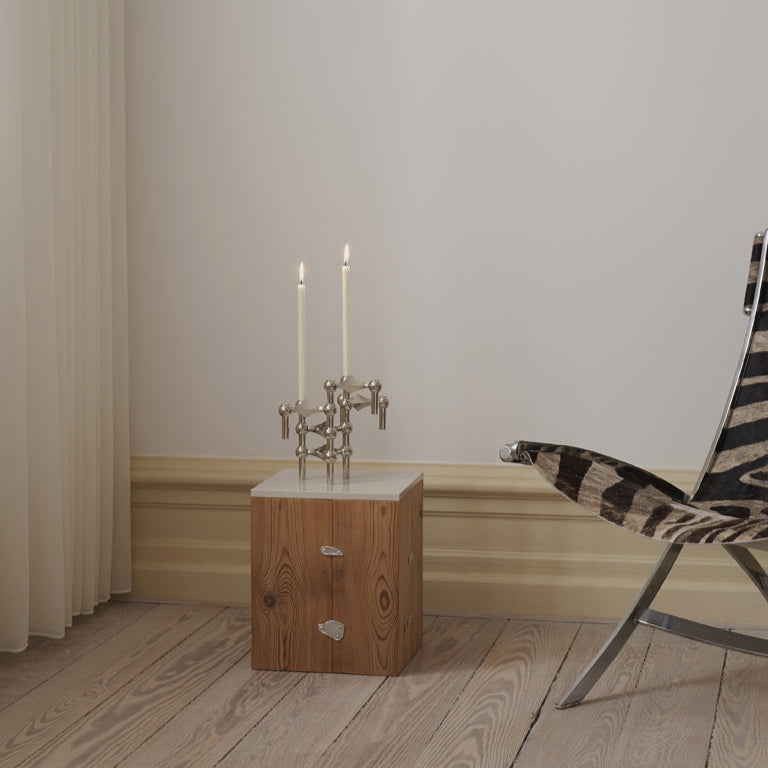 STOFF Nagel Candle, Cream, Set of 8