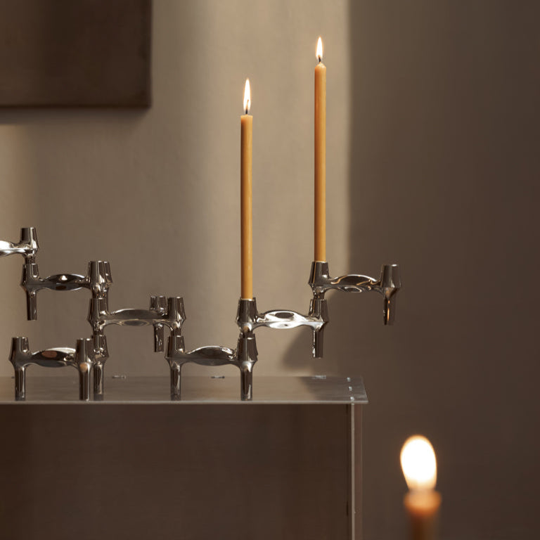 STOFF Nagel Candle, Golden Honey, Set of 8