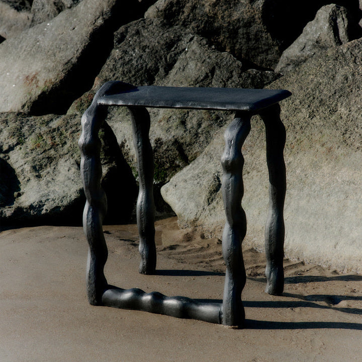 Rotben Sculptural Side Table - Batten Home